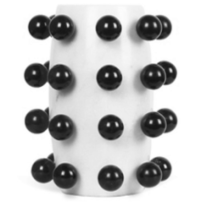  Molecule Vase White Black Spheres     | Loft Concept 