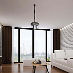 Подвесной светильник с серым металлическим плафоном Capability варинант исполнения - 2 | Loft Concept в Москве