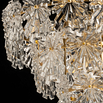 Люстра многоярусная с объемными прозрачными цветами Hanging Flowers варинант исполнения - 8 | Loft Concept в Москве