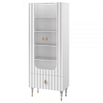 Витрина белая двухдверная с ящиком Expanses of Beauty варинант исполнения - 1 | Loft Concept в Москве