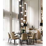 Каскадная люстра с сферическими плафонами из акрила Veva Lamps Chandelier варинант исполнения - 4 | Loft Concept в Москве