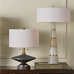 Настольная лампа с конусовидным каменным корпусом Regency варинант исполнения - 3 | Loft Concept в Москве