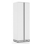 Двухдверный шкаф белого цвета Strict Lines варинант исполнения - 2 | Loft Concept в Москве