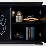 Черный комод в стиле арт-деко Luciano варинант исполнения - 8 | Loft Concept в Москве