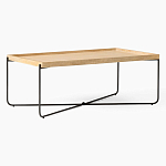 Журнальный стол с прямоугольной деревянной столешницей Urban Style Space варинант исполнения - 1 | Loft Concept в Москве