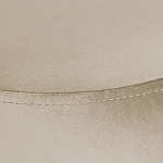 Банкетка круглая бежевый велюр на 4-х металлических ножках черного цвета SANJAY варинант исполнения - 4 | Loft Concept в Москве