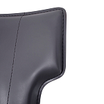 Стул серый из искуственной кожи на 4-х ножках Enigma Gray варинант исполнения - 4 | Loft Concept в Москве