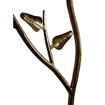 Стеллаж металлический с птичками Primavera варинант исполнения - 5 | Loft Concept в Москве