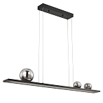 Светодиодная линейная люстра IONA Сhandelier black 103 варинант исполнения - 2 | Loft Concept в Москве