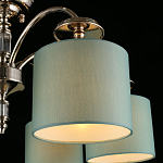 Люстра потолочная Nikoletta с бирюзовым плафоном варинант исполнения - 4 | Loft Concept в Москве