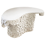 Кофейный стол природной формы Pollux White Coffee Table варинант исполнения - 2 | Loft Concept в Москве