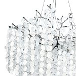 Люстра с круглыми хрустальными подвесками Fairytree Chrome Crystal Branches Chandelier 10 варинант исполнения - 3 | Loft Concept в Москве