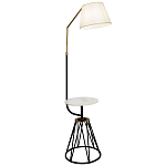 Торшер с абажуром и приставным столом Ottavio Lighting and Furniture Floor Lamp варинант исполнения - 1 | Loft Concept в Москве