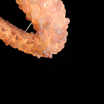 Люстра кольцевая с частичками натурального горного хрусталя Crystal Shimmer варинант исполнения - 4 | Loft Concept в Москве