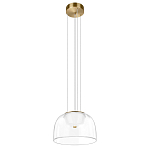 Подвесной светильник с куполообразным прозрачным стеклянным плафоном Grada Light варинант исполнения - 5 | Loft Concept в Москве