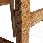 Барный стул со спинкой на 4-х деревянных ножках Коричневый Велюр Vendramin Chair  варинант исполнения - 7 | Loft Concept в Москве