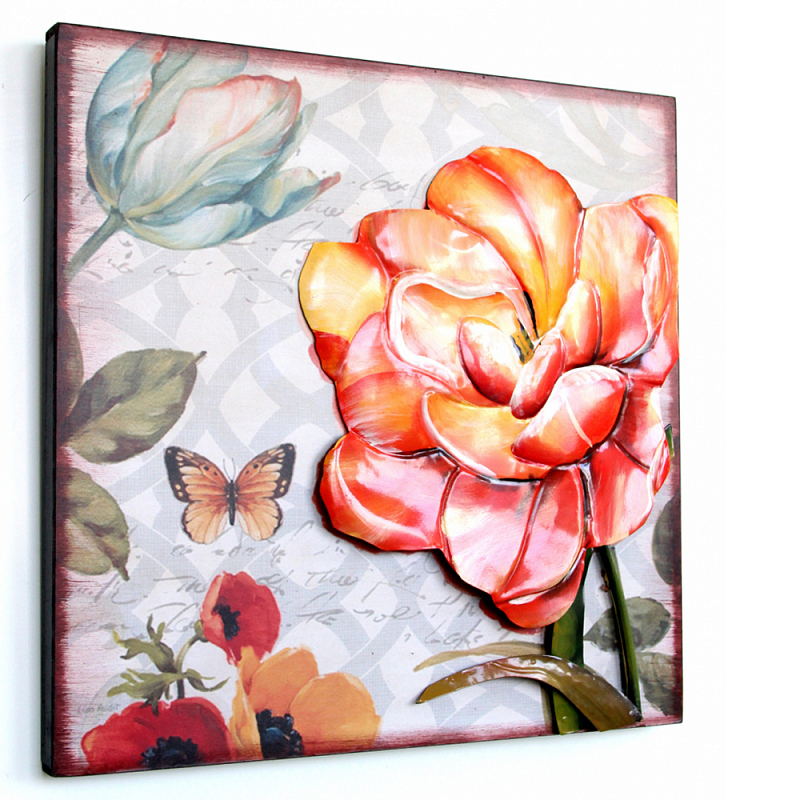 Аксессуар настенный из металла Blank Space Flower Мульти в Москве | Loft Concept 