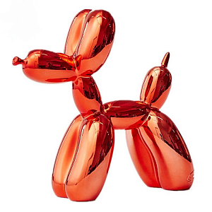 Статуэтка Jeff Koons Balloon Dog medium Red