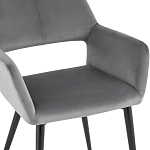 Стул с подлокотниками серый NEASAN STOOL варинант исполнения - 6 | Loft Concept в Москве