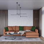 Торшер черного цвета с круглым основанием и вытянутым поворотным плафоном Trumpet tube варинант исполнения - 4 | Loft Concept в Москве