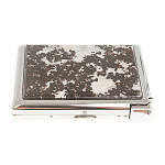 Портсигар на 20 сигарет с газовой зажигалкой из натурального камня Флогопит Stone Cigarettes Cases варинант исполнения - 2 | Loft Concept в Москве