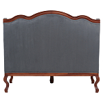 Диван двухместный из натурального бука цвета антрацит Solid Luxury варинант исполнения - 2 | Loft Concept в Москве