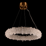 Люстра круглая с натуральным горным хрусталем Crystal Shimmer варинант исполнения - 3 | Loft Concept в Москве