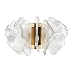 Бра с крупными прозрачными лепестками с рельефной поверхностью Ethereal Bloom варинант исполнения - 1 | Loft Concept в Москве