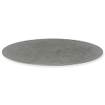 Стол обеденный с серой овальной столешницей из керамики на четырех деревянных ножках Gray Ceramics варинант исполнения - 3 | Loft Concept в Москве