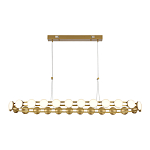 Люстра овальная с круглыми светодиодными источниками света Maxine Light варинант исполнения - 4 | Loft Concept в Москве