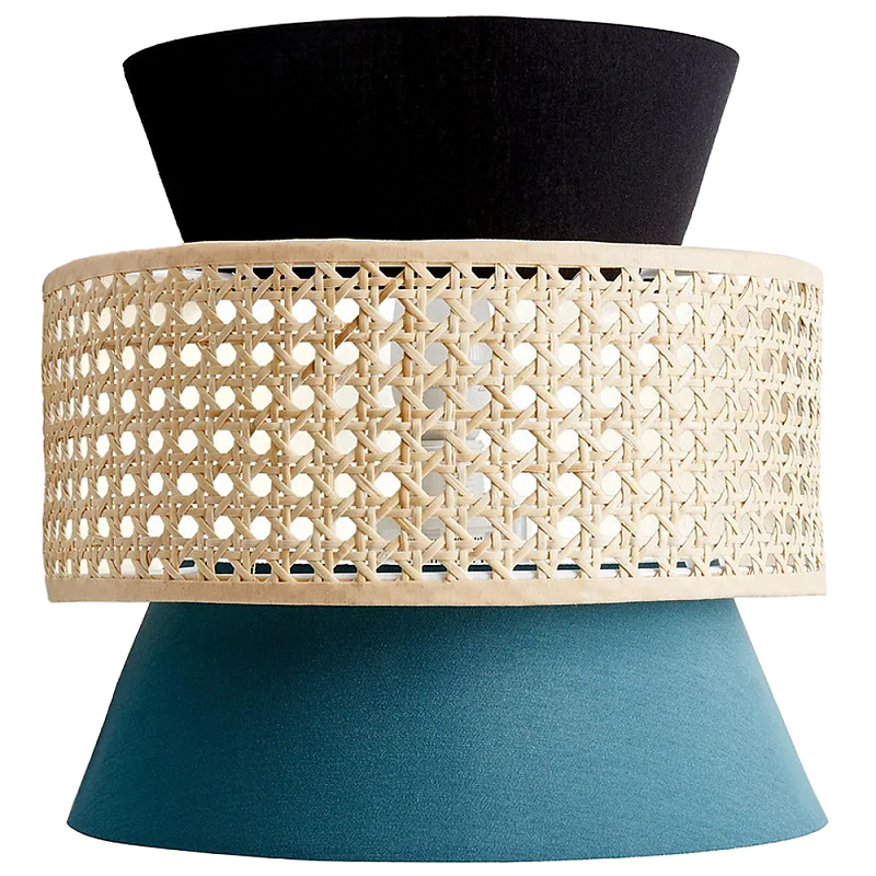       Bonnie Wicker Blue Wall Lamp       | Loft Concept 