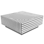 Большой журнальный Стол с инкрустацией Mandika Bone Inlay Coffee Table варинант исполнения - 1 | Loft Concept в Москве