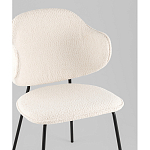 Стул Bellamy букле молочный варинант исполнения - 2 | Loft Concept в Москве