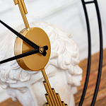 Часы настенные круглые из металла Mirror Tower Clock варинант исполнения - 2 | Loft Concept в Москве