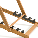 Шезлонг из акации и ткани Argentina варинант исполнения - 9 | Loft Concept в Москве