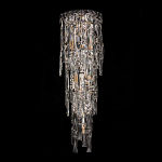 Бра с каскадом из прозрачного хрусталя и корпусом из металла цвета хром Constant Sparks варинант исполнения - 8 | Loft Concept в Москве