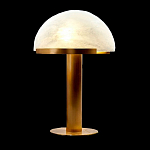 Настольная лампа c абажуром в форме купола из натурального камня  Heavenly Harmony варинант исполнения - 1 | Loft Concept в Москве