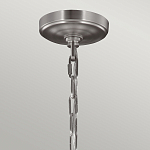 Люстра двухъярусная с белыми матовыми стеклянными плафонами в форме винных бокалов Feiss варинант исполнения - 6 | Loft Concept в Москве