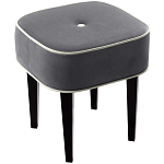 Квадратный мягкий пуф на черных ножках Winton Pouf Square варинант исполнения - 21 | Loft Concept в Москве