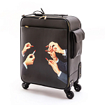 Чемодан дорожный SELETTI Travel Kit Trolley Lipstick Black варинант исполнения - 3 | Loft Concept в Москве