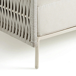 Диван садовый с плетеными ремешками и спинкой  Kleo варинант исполнения - 4 | Loft Concept в Москве