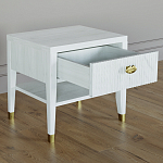 Прикроватная тумбочка с ящиком Elsa Dreams White варинант исполнения - 2 | Loft Concept в Москве