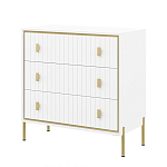 Комод белый глянцевый с тремя ящиками Antique Order варинант исполнения - 1 | Loft Concept в Москве