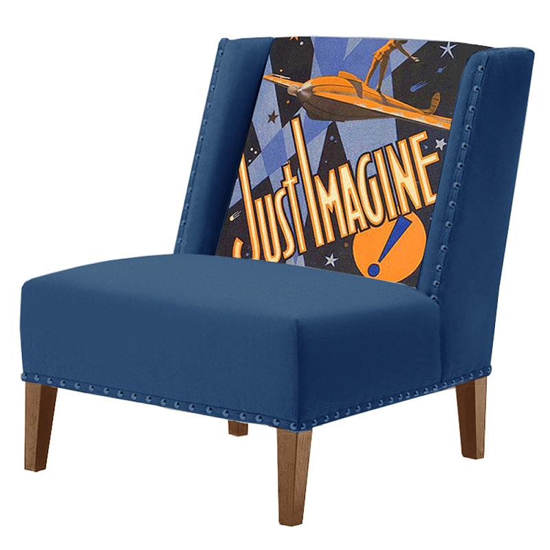 FUN Armchair Just Imagine Dark blue      -̆   | Loft Concept 
