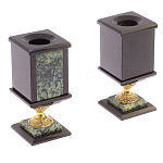 Настольный письменный набор из нефрита на ножках Executive Recruitment варинант исполнения - 3 | Loft Concept в Москве