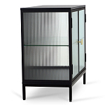 Сервант двухдверный с рифленым стеклом The Keeper варинант исполнения - 2 | Loft Concept в Москве