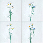 Плитка с узором Ромашки варинант исполнения - 1 | Loft Concept в Москве