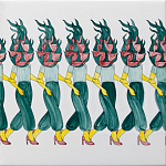 Плитка дизайнерская Фруктовый лес варинант исполнения - 2 | Loft Concept в Москве