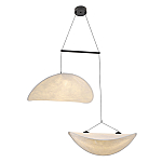 Подвесной светильник с белыми плафонами в форме облака Диаметр 60+60 см Cloud Junction варинант исполнения - 1 | Loft Concept в Москве