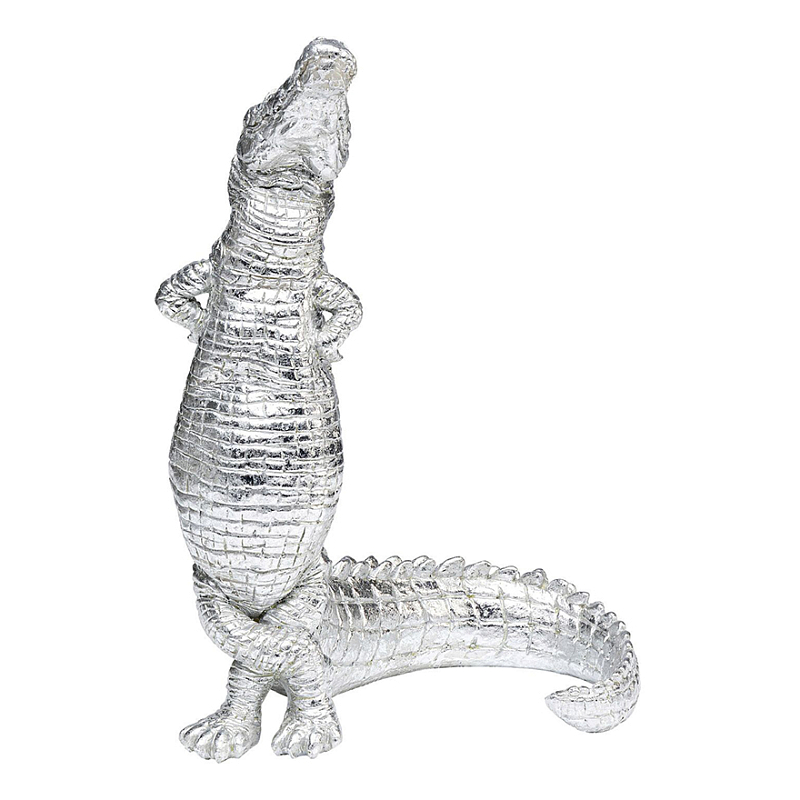 Статуэтка серебряный крокодил Crocodile collection